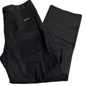 titania australia black wide leg crop golf pants womens Size 10